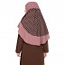 Polka Dot Instant Ready-to-wear Hijab - Coffee Dot